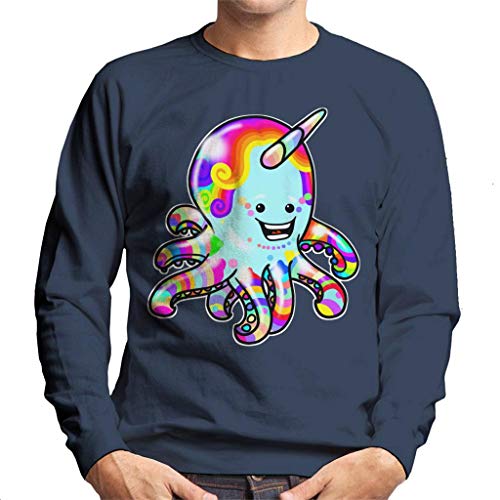Smiling Otto Ocnicorn Unicorn Octopus Men's Sweatshirt