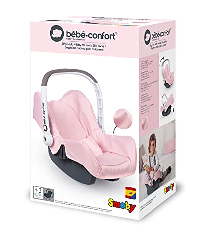 Smoby Baby Nurse Asiento Bebé Confort Rosa Claro 240232, color