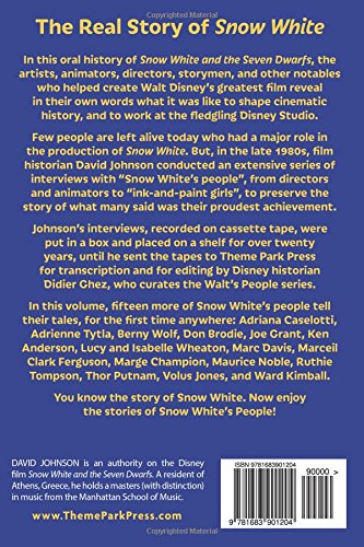 Snow White's People: An Oral History of the Disney Film Snow White and the Seven Dwarfs (Volume 2)