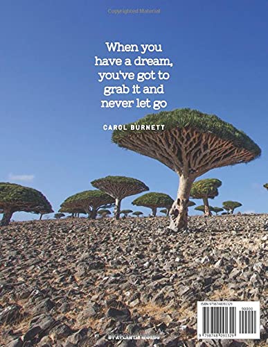 Socotra Dragon Blood Tree Notebook: Dragon Blood Tree in Socotra, Yemen Notebook, Large / Letter size, Lined Paperback Journal/Notebook for checklist, ... recording memories and jotting down ideas