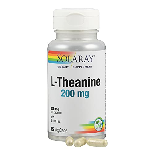 Solaray L-Theanine 200 Mg. 45 Cápsulas