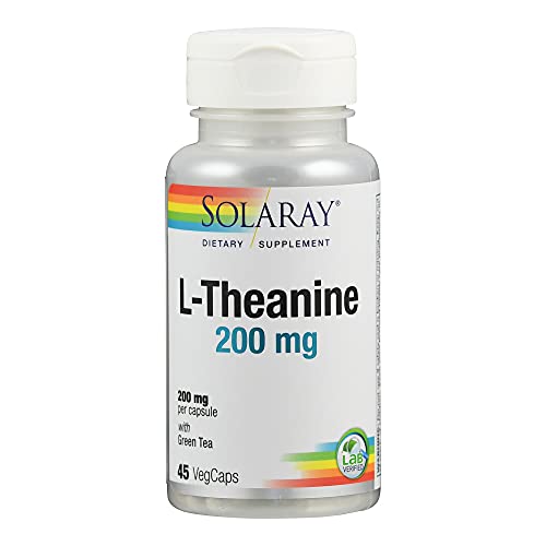 Solaray L-Theanine 200 Mg. 45 Cápsulas