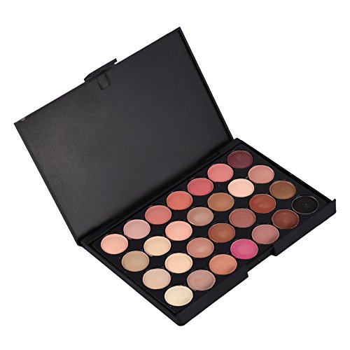 Sombra de Ojos Maquillaje Brillo Mate Paleta de Ojos Conjunto de Cosméticos 28 Colores Por Filfeel(#1)