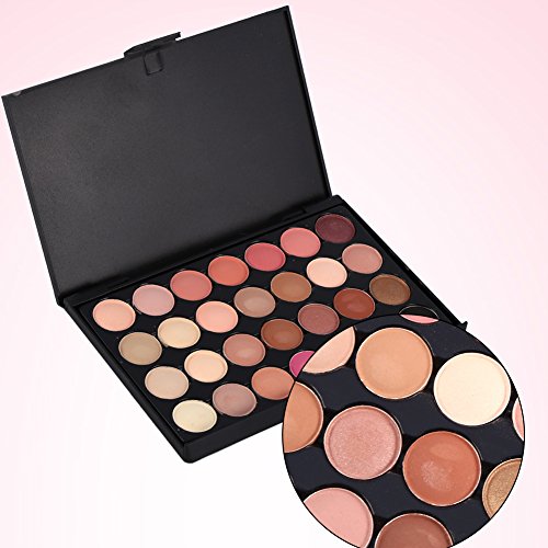 Sombra de Ojos Maquillaje Brillo Mate Paleta de Ojos Conjunto de Cosméticos 28 Colores Por Filfeel(#1)