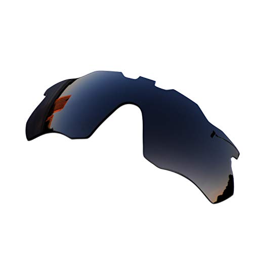 SOODASE Para Oakley Radar Pace Gafas de sol Negro Lentes de repuesto polarizadas