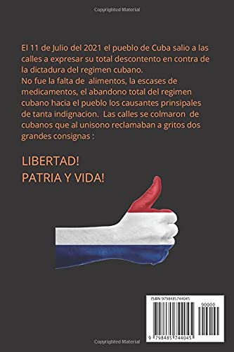 S.O.S. Cuba Patria y Vida: Libro Creado en Apoyo a la Causa del Pueblo Cubano