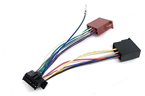 Sound-way Cable Adaptador ISO compatible con Kewnood JVC Radio de Coche (modelos a partir de 2017) 16 Pin