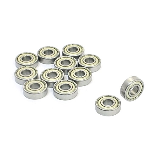 Sourcingmap a14010200ux0573 - Rodamientos de bolas radiales rígidos (5 mm x 13 mm x 4 mm)