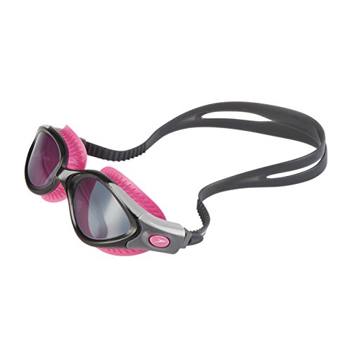 Speedo Futura Biofuse Flexiseal para Mujer Gafas de Natación, Rosa/Gris, Talla Única