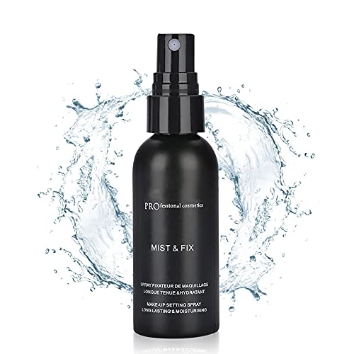 Spray fijador de maquillaje hidratante de larga duración, fijador de agua de maquillaje con control de aceite de hidratación profesional mate natural 60ml