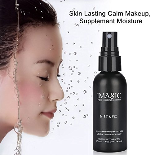 Spray fijador de maquillaje hidratante de larga duración, fijador de agua de maquillaje con control de aceite de hidratación profesional mate natural 60ml