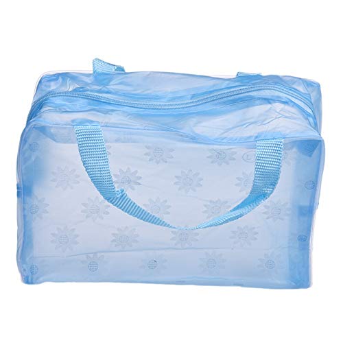 Srfghjs Bolso de Cosméticos Cosmético Portable del Maquillaje de Gran Capacidad Transparente Higiene Viaje Lave Cepillo de Dientes de la Bolsa del Bolso del Organizador íntimo (Color : D)