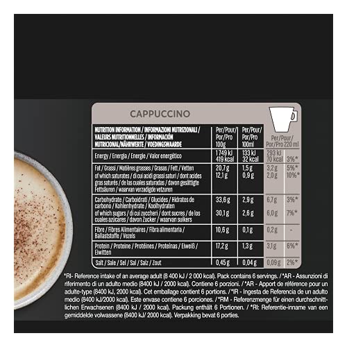 STARBUCKS Cappuccino De Nescafe Dolce Gusto Cápsulas De Café 6 X Caja De 12 Unidades