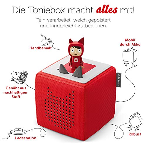 Starterset Toniebox Rot (Kreativ-Tonie)