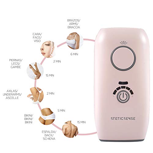 Stetic Sense – Advance | Depiladora de Luz Pulsada Profesional IPL | Depiladora Facial y Corporal para Mujer y Hombre | Depilación Láser en Casa