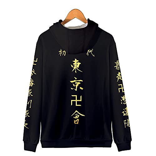 Sudadera con capucha unisex para hombre y mujer con impresión 3D Anime Sweat Hoody Sudadera Revengers Tokyo Manji Gang Third Division Vice-capitán Ryohei Hayashi Peyan