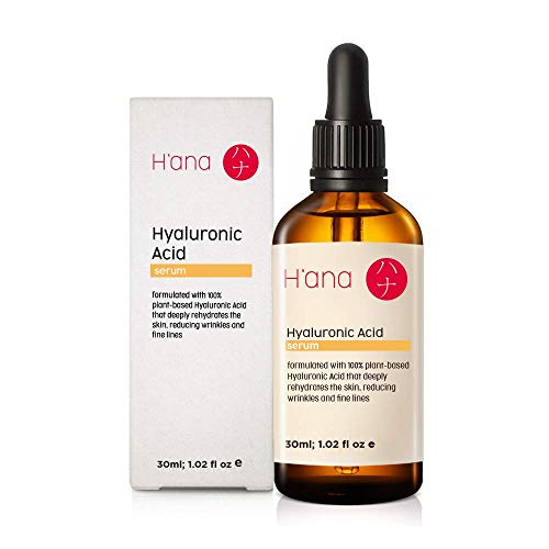 Suero de ácido hialurónico para rostro y labios 30 ml - 100% puro para colágeno de la piel, antienvejecimiento e hidratante - 30 ml (1.02 fl oz)