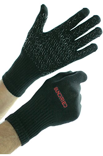 Sundried Ciclo del deporte Running guantes del tacto de la tecnología de la pantalla transpirable bambú antideslizante del gel de silicona