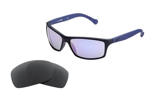 sunglasses restorer Lentes de Recambio Compatibles Polarizadas para Arnette 4207 Boiler,Black Iridium