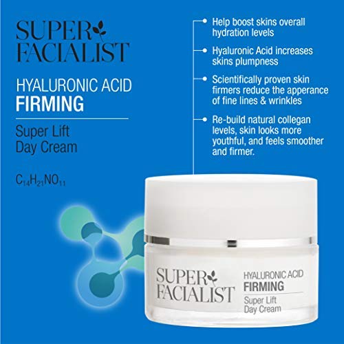 Super Facialist, Hyaluronic Acid Firming Super Lift Day Cream, Restores Skins Radiance, 50ml