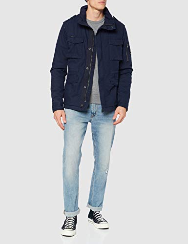 Superdry Classic Rookie Jacket Chaqueta, Escuadrón Armada, M para Hombre