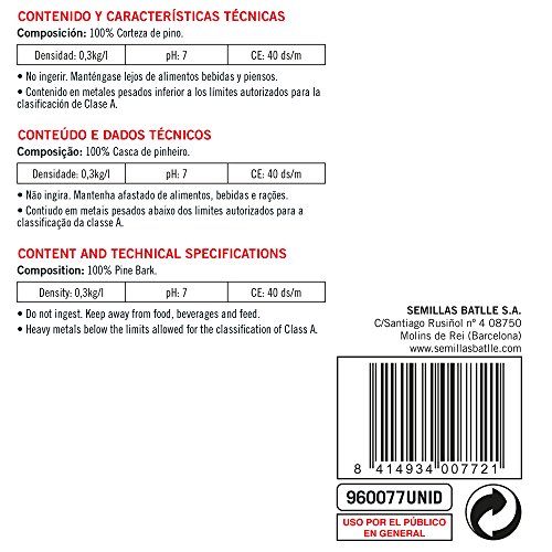 Sustrato Corteza Pino 50l.