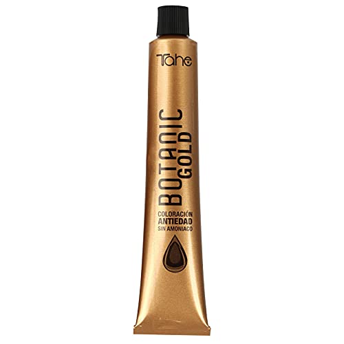 Tahe Botanic Gold Tinte Cabello Profesional/Tinte Pelo/Coloración Capilar Permanente Sin Amoniaco, Nº 5.34 Castaño Claro Dorado Acobrado, 100 ml