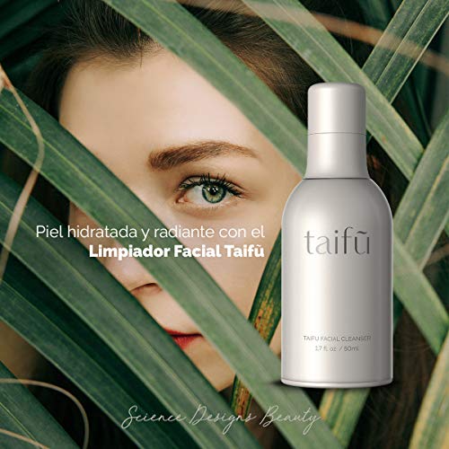 TAIFU Gel limpiador facial con Péptidos. Respeta el pH, limpia, hidrata y desmaquilla hasta maquillaje Waterproof. Apto para todo tipo de piel. 50 ml