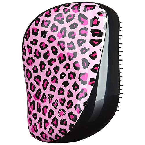 Tangle Teezer Compact Leopardo Pink - Cepillo, color rosa