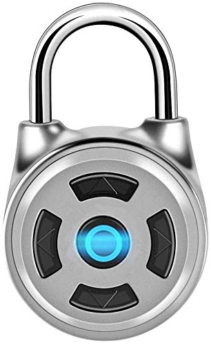 Tangxi Candado Bluetooth, Candado Inteligente Candado Sin Llave,Núcleo de Bloqueo de Chip,Bloqueo de Bluetooth,App Control para Puerta,Mochila,Gimnasio,Maleta,Oficina,para Android/iOS Smart Lock