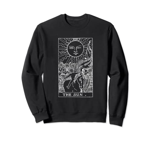 Tarjeta de Tarot Vintage The Sun Celestial, Fortune Teller Sudadera