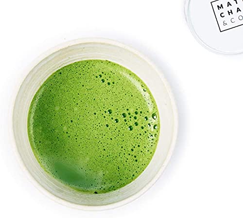 Té Matcha 100% Ecológico 80g [grado ceremonial]. Té Verde en polvo Orgánico de Japón. Té Matcha Orgánico. Té Verde Matcha Natural. Matcha & CO