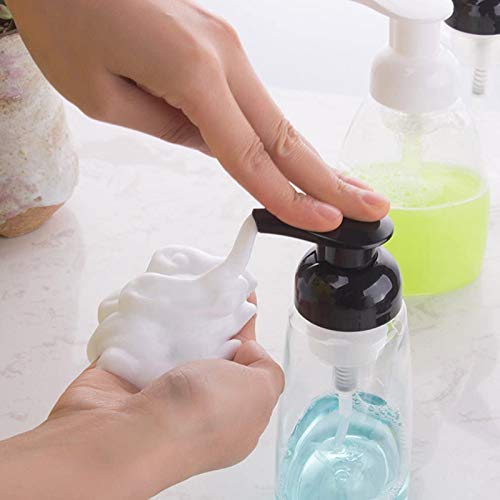 Tebery 12 unidades dispensadores de jabón en espuma pump-bottles para jabón líquido, 250 ml, uso con Castilla Jabón, DIY Jabón Líquido, jabón, el cuerpo lavado y más