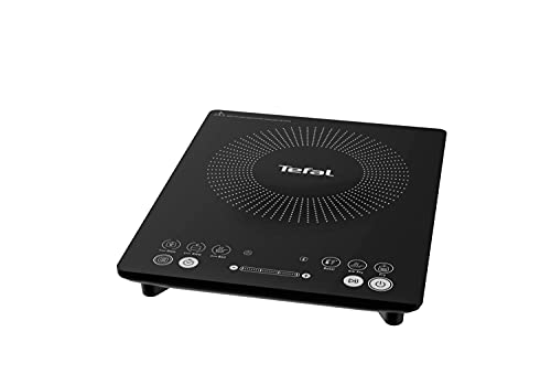 Tefal Everyday Slim - Placa de inducción portatil, 6 modos automáticos, 1 control manual, 240 C, hasta 2100 W, color negro