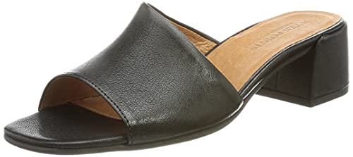 TEN POINTS Milde, Sandalias Planas Mujer, Black, 37 EU