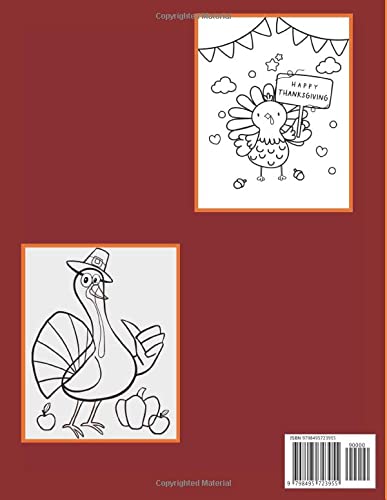 Thanksgiving Coloring Book: Thanksgiving Books For Kids Beautiful cute Thanksgiving Coloring Pages For Kids