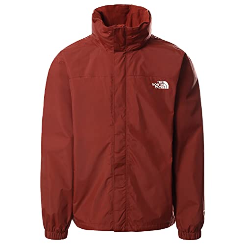 The North Face - Chaqueta Resolve para Hombre - Chaqueta de Senderismo Impermeable y Transpirable- Rojo, XL