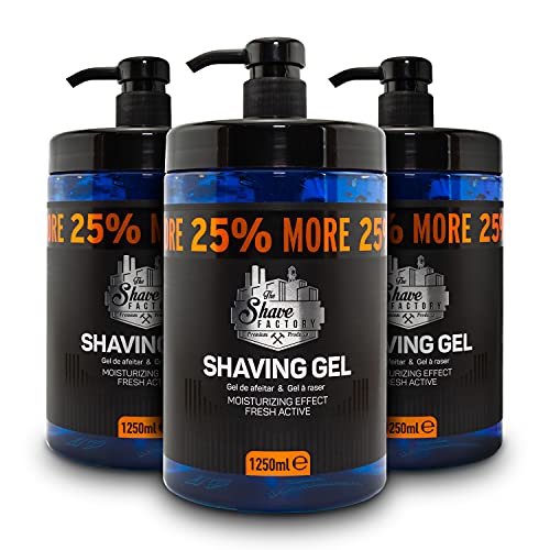 The Shave Factory Gel de Afeitado Hidratante y Refrescante 1250 ml