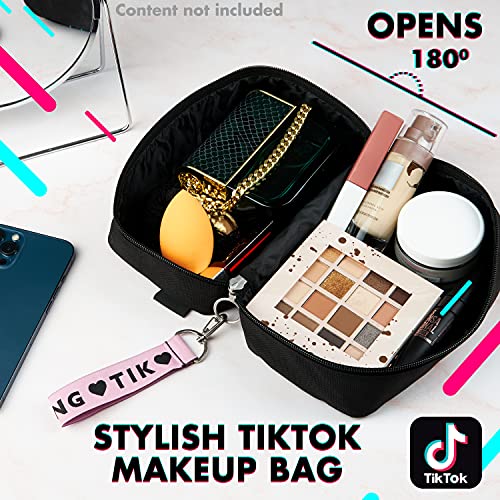 TikTok Neceser Maquillaje para Niñas y Mujer, Neceser Viaje, Bolsa de Aseo y Maquillaje