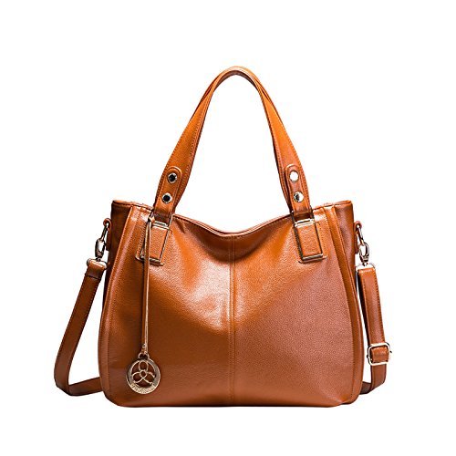 Tisdaini Bolsos de Mano Mujer Bolsos Bandolera Moda Gran Capacidad Cuero Suave Bolsos Totes Shoppers y Bolsos de Hombro