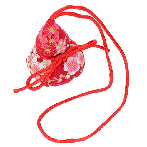 Tomaibaby Bolsita de Algodón Japonés Forma de Calabaza Bolsa Perfumada de Flores Secas para Cajones del Hogar Armario Fragancia Decoración de Fiesta Regalos de Cumpleaños (Rojo)