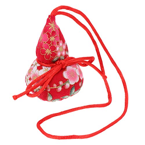 Tomaibaby Bolsita de Algodón Japonés Forma de Calabaza Bolsa Perfumada de Flores Secas para Cajones del Hogar Armario Fragancia Decoración de Fiesta Regalos de Cumpleaños (Rojo)