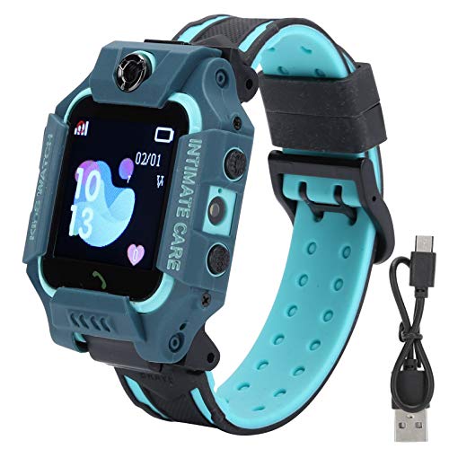 Tomanbery Pantalla a Color Reloj de Pulsera en Varios Idiomas IP67 Comunicación bidireccional Reloj Inteligente para niños 1,44 Chat grupal para niños