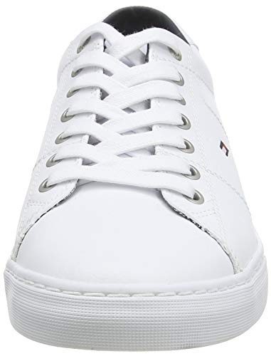 Tommy Hilfiger, Zapatillas Hombre, Blanco (White 100), 43 EU