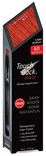 TouchBack PRO Retoque-raíz con aplicador “rotulador” – Verdadero tinte capilar – Castaño Rojizo Claro