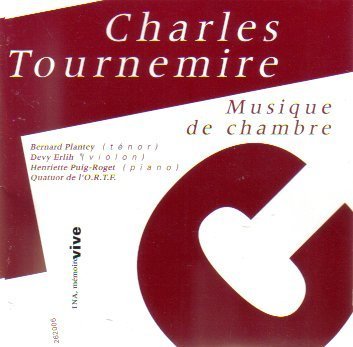 Tournemire: Musique de Chambre (Poeme Mystique, Op 33 for Piano / Sagesse, Op. 34 / Sonate-Poeme, Op. 65 / Musique Orante, Op. 61) by Bernard Plantey, Devy Erlih, Henriette Puig-Roget, Quatuor de l'ORTF (1995-12-01)