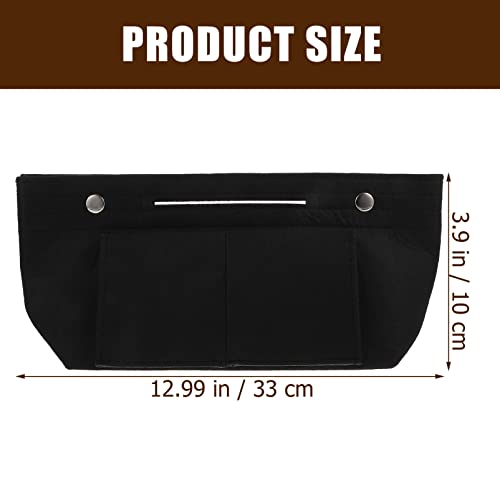 Toyvian Bolso de Aseo de Viaje Bolso Cosmético Fieltro Bolsa de Maquillaje Plegable Otoño Organizador Organizador Sundries Organizador para Viajes Viaje de Negocios