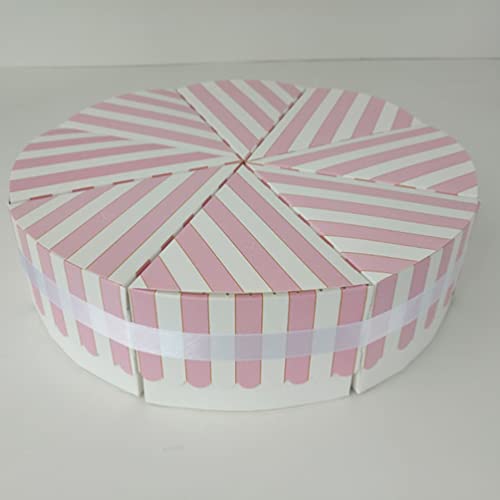 Toyvian Papel Candy Treat Box Careusel Papel Candy Box Saqueo Goodie Bolsos Gable Gift Chocolate Regalo Tratar Cajas Tratamiento de La Boda Favorecer Cajas de Regalo