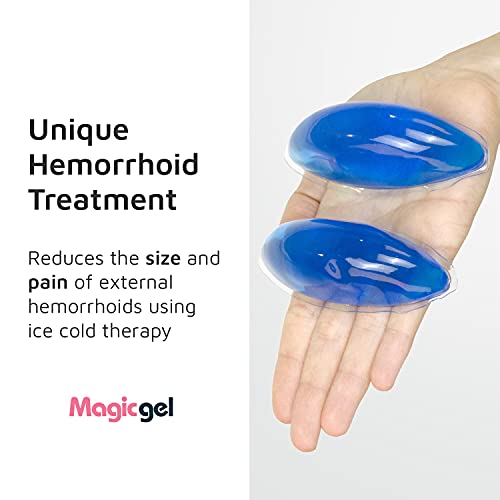 Tratamiento de Hemorroides Instantáneo - Bolsas de gel frío de primera calidad para un rápido y natural alivio del dolor (Almorranas internas y externas)