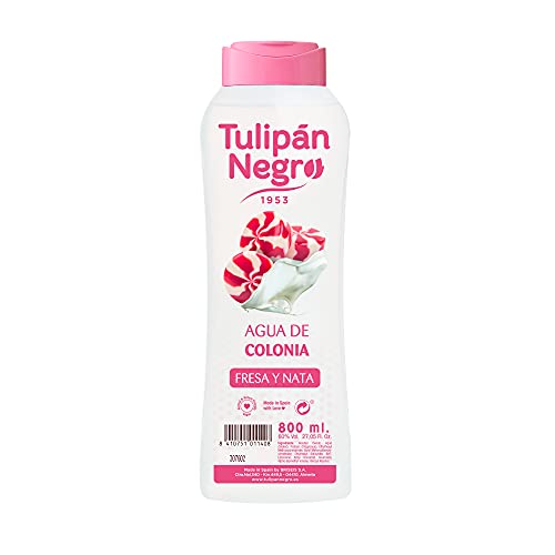 Tulipán Negro Agua De Colonia Negro Fresa Y Nata, 800 ml